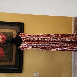 Forever 21 flower front ruffle dress size S